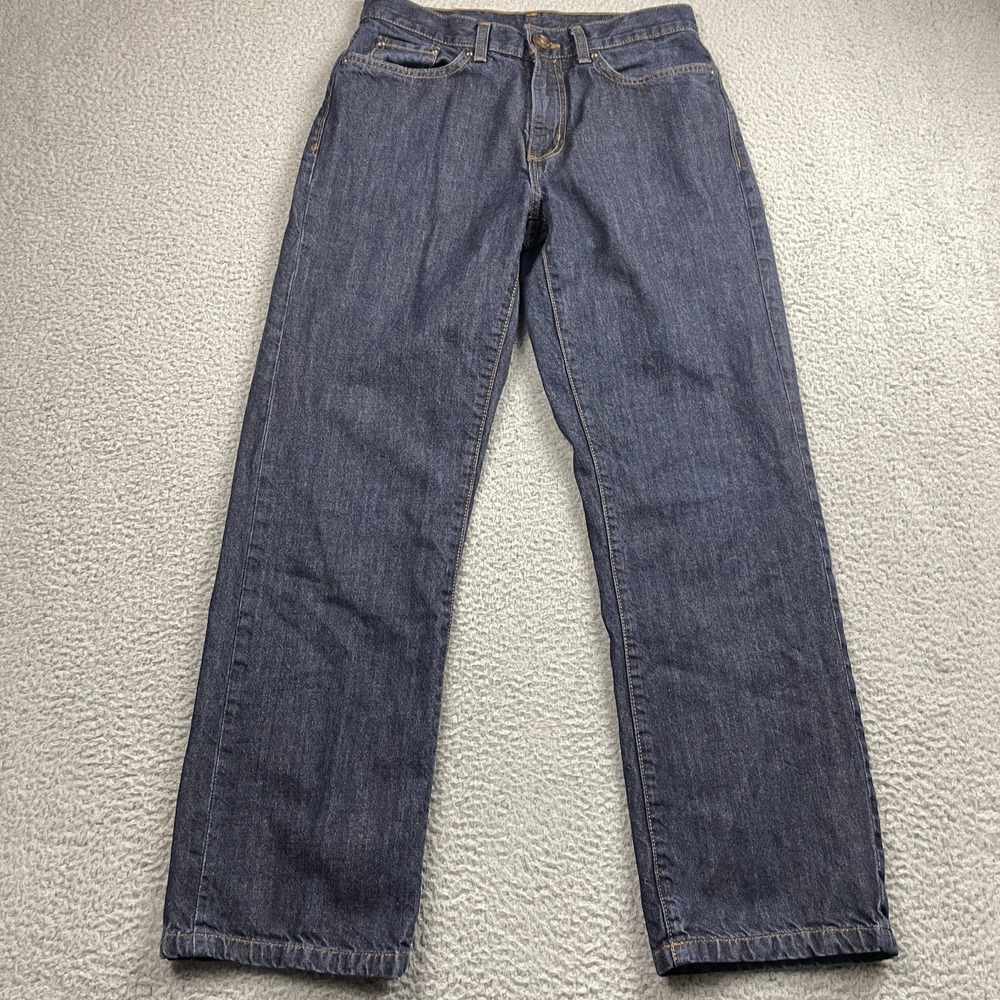 Patagonia Jeans Mens 30x29.5 Regular Fit Blue Dark Wash Denim Iron Clad
